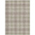 5' X 8' Beige Ivory And Green Plaid Washable Indoor Outdoor Area Rug