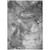 5' X 8' Gray Abstract Washable Non Skid Indoor Outdoor Area Rug Transitional Style - Gray Color