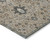 5' X 8' Taupe Brown And Gray Oriental Washable Indoor Outdoor Area Rug