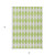 3' X 5' Lime Green And Ivory Geometric Washable Indoor Outdoor Area Rug