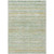 5' X 8' Mint Green Striped Washable Indoor Outdoor Area Rug