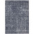 5' X 8' Blue And Gray Medallion Washable Indoor Outdoor Area Rug - Blue, Gray
