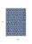 5' X 8' Navy Blue And Ivory Geometric Washable Indoor Outdoor Area Rug Transitional Style - Navy Blue, Ivory Color