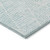 3' X 5' Aqua And Ivory Geometric Washable Indoor Outdoor Area Rug