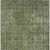 5' X 8' Green And Silver Medallion Washable Indoor Outdoor Area Rug
