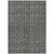 5' X 8' Gray And Silver Striped Washable Indoor Outdoor Area Rug