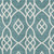 3' X 5' Teal Blue And Ivory Trellis Washable Indoor Outdoor Area Rug
