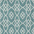 3' X 5' Teal Blue And Ivory Trellis Washable Indoor Outdoor Area Rug