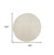 10' Beige And Ivory Round Indoor Outdoor Area Rug