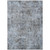 5' X 8' Blue And Taupe Abstract Washable Indoor Outdoor Area Rug