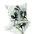 Set of Two 16" X 16" Off White Bird Blown Seam Indoor Outdoor Throw Pillow - 606114844846