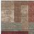 3' X 5' Brown And Terra Cotta Geometric Washable Indoor Outdoor Area Rug