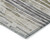 3' X 5' Beige And Gray Striped Washable Indoor Outdoor Area Rug