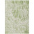 3' X 5' Sage And Ivory Abstract Washable Indoor Outdoor Area Rug - Sage, Ivory
