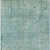3' X 5' Teal Blue And Ivory Abstract Washable Indoor Outdoor Area Rug