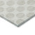 5' X 8' Ivory And Beige Polka Dot Washable Indoor Outdoor Area Rug