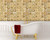 8" X 8" Vintage Beige And White Peel And Stick Removable Tiles