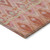 5' X 8' Pink Salmon And Blush Southwestern Washable Indoor Outdoor Area Rug