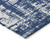 3' X 5' Navy Blue And Ivory Abstract Washable Indoor Outdoor Area Rug Transitional Style - Navy Blue, Ivory Color