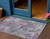 3' X 5' Purple And Gray Abstract Washable Indoor Outdoor Area Rug - Purple, Gray