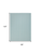 8' X 10' Aqua And Ivory Geometric Indoor Outdoor Area Rug