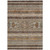 5' X 8' Chocolate And Gray Southwestern Washable Indoor Outdoor Area Rug