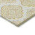 5' X 8' Gold And Ivory Medallion Washable Indoor Outdoor Area Rug - 608219243258