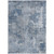 3' X 5' Blue Abstract Washable Non Skid Indoor Outdoor Area Rug - 608219373641
