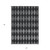 5' X 8' Charcoal Geometric Washable Indoor Outdoor Area Rug