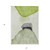 5' X 8' Green Black and Gray Abstract Washable Non Skid Indoor Outdoor Area Rug