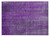 2' X 3' Purple Striped Washable Non Skid Indoor Outdoor Area Rug Transitional Style - Purple Color