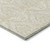 8' Runner Light Green Damask Washable Non Skid Indoor Outdoor Runner Rug