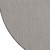 6' Ivory And Charcoal Round Geometric Indoor Outdoor Area Rug