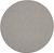6' Ivory And Charcoal Round Geometric Indoor Outdoor Area Rug