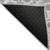8' Runner Gray and Ivory Floral Washable Non Skid Indoor Outdoor Runner Rug