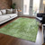 3' X 5' Olive Green And Artichoke Green Abstract Washable Indoor Outdoor Area Rug - Olive Green, Artichoke Green