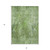 3' X 5' Olive Green And Artichoke Green Abstract Washable Indoor Outdoor Area Rug - Olive Green, Artichoke Green