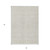 5' X 8' Beige And Ivory Geometric Washable Indoor Outdoor Area Rug Transitional Style - Beige, Ivory Color