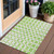3' X 5' Lime Green And Ivory Geometric Washable Indoor Outdoor Area Rug - 608219385378