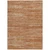 3' X 5' Copper And Rust Abstract Washable Indoor Outdoor Area Rug