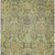 3' X 5' Artichoke Green Gray And Tan Damask Washable Indoor Outdoor Area Rug