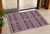 3' X 5' Eggplant And Ivory Southwestern Washable Indoor Outdoor Area Rug