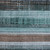 3' X 5' Teal Blue And Brown Striped Washable Indoor Outdoor Area Rug