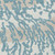 5' X 8' Teal Blue Beige And Ivory Animal Print Washable Indoor Outdoor Area Rug