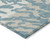 5' X 8' Teal Blue Beige And Ivory Animal Print Washable Indoor Outdoor Area Rug