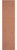 8' Rust Indoor Outdoor Runner Rug