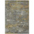 5' X 8' Gold And Taupe Abstract Washable Indoor Outdoor Area Rug
