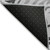 5' X 8' Gray Charcoal And Silver Floral Washable Indoor Outdoor Area Rug Transitional Style - Gray, Charcoal, Silver Color