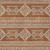 5' X 8' Orange And Ivory Southwestern Washable Indoor Outdoor Area Rug