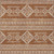 5' X 8' Orange And Ivory Southwestern Washable Indoor Outdoor Area Rug